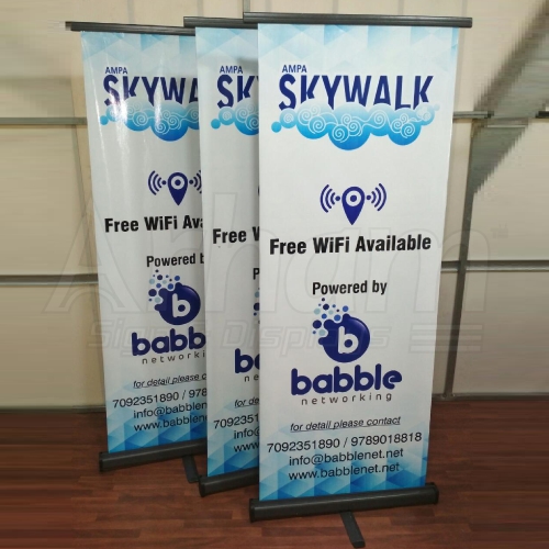 Table Top Roll Up Standee